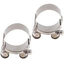 2 Pcs/lot Motorcycle Exhaust Pipe Clamp Clip 44-47mm & 48-51mm