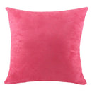2x Velvet Pillow Case Cushion Covers with Hidden Zipper for Sofa Bed 45x45cm