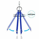 Professional Compass with Lock, Compass for Geometry, 6inch Spring Bow Comp
