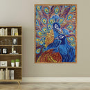 5D DIY Special Shaped Diamond Painting Peafowl Cross Stitch Embroidery Kits