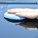 Wax Hand Polish Microfiber Applicator Pad for Automotive Car, Blue (24 Pack