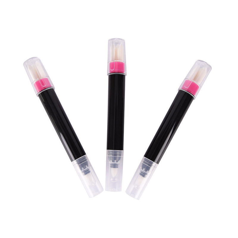 Refillable Nail Polish Edge Corrector Remover Pen 3 Spare Tips Art Manicure A Pg