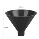 Cone Shaped Scrape Windshield Ice Scraper Funnel Remover (Black 17.5cm)