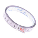 2 Pieces Miter Saw Track Tape Metric Ruler Middle(1M-0-1M) Positive (0-1M)