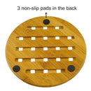 Bamboo Trivet, Home Kitchen Bamboo Hot Pads Trivet, Heat Resistant Pads Tea I9G1