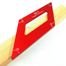 45/135 Degree Angle Ruler Measuring Layout