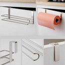 Kitchen Paper Holder Hanger Tissue Roll Towel Rack Bathroom Toilet Sink Doo N6H8