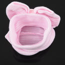 Newborn Baby Hospital Hat Beanie With Bow Cute Soft Sweet Baby Caps (Pink) U2B1