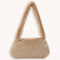 Animal Pattern Underarm Bag Women Mini Plush Shoulder Handbags Purse (3)