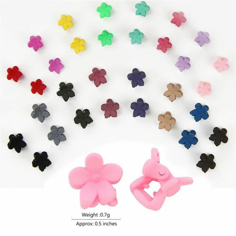 30PCS Baby Girl Plastic Cartoon Mini Hair Claw Kids Clip Clamp 2020 New Fashion