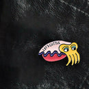Creative Cuttlefish Brooch Badge Sea Animal Pins Jacket Ornament (Style 2) A
