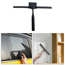 1pcs Bathroom Squeegee Glass Squeegee Cleaner Shower Window Wiper Black
