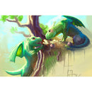 1000pcs DIY Green Dragons Puzzle Educational Learning Assembling Toys Craft