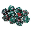 10/set 20 Sided D20 Dice For TRPG Game   DND Cup Game