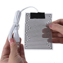 Metal Heating Pad Hand Warmer Heated Insole USB Heating Film Electric Heat  BX