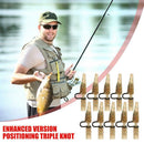 10pcs Enhanced Safety Lead Clips with Tail Hair Rigs Carp Fishing Tackle