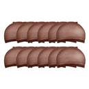 12 Packs Wig Cap Hair Breathable Stocking Nylon Stretch Liner Men Women Coffee