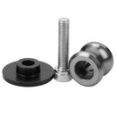 2pcs 10mm CNC Aluminum Motorcycle Swingarm Spool Slider Stand Screws (Ti)