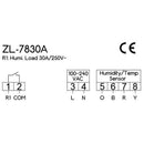ZL-7830A, 30A Relay, 100-240Vac, Digital, Humidity Controller, Hygrostat(ZL
