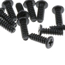 11pcs Game Console Housing Cover Repair Screws Set for Sony PSV2000 Black
