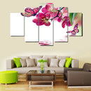 5pcs/set Modern Abstract Art Wall Decorative Painting Canvas Butterfly Print