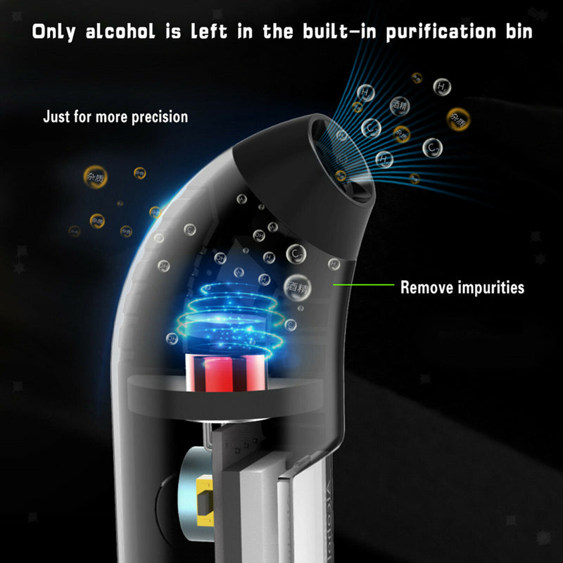 Breath Alcohol Tester Self Digital Analyzer Detector Breathalyser for Drive