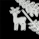 Lovely Deer and PineTree Cutting Dies Embossing Stencil Scrapbooking Album S Gw