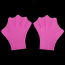 2 Pairs Silicone Force Web Gloves Swimming Hand Aqua Training for Children