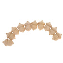 50 Pieces Natural Wood Acorn DIY Natural Wooden Acorn for Arts Crafts Kid