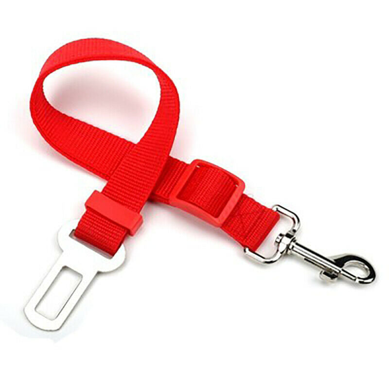 3X Dog Pet Safety Adjustable Car Seat Belt Harness Leash Travel Clip Strap Lead