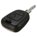 Car Key Shell Decorative Simple 2 Button ABS Protective Styling for Peugeot 206