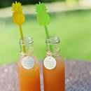 12pcs Pineapple Cocktail Swizzle Sticks Stirrer Coffee Wine Muddler PuddlME