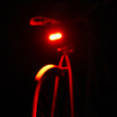 5 Modes Bicycle Bike Cycling Rear Tail Alarm Safty Light LED Aluminium All
