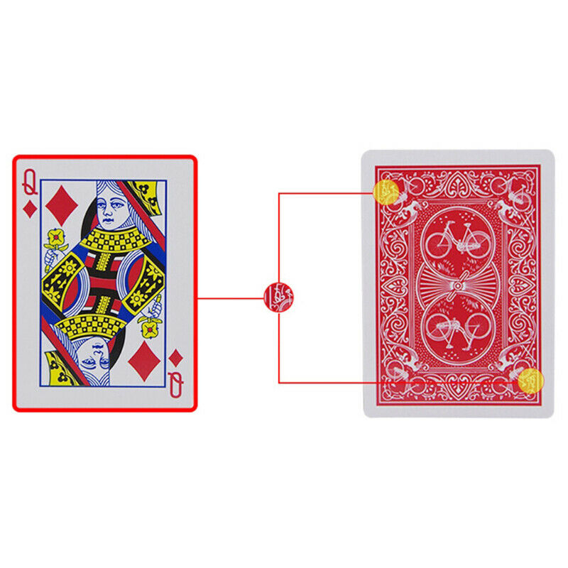 Secret Marked Poker Cards See Through Playing Cards Magic Toys Poker Magic  B7G2