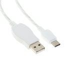USB Type C Quick Charge Cable, 1m/3.3ft Light Up Glowing Type-C Fast Charging &