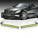 2pcs Waterproof 12V LED COB Car Auto DRL Driving Daytime Running Lamp Fog Light
