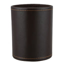 Faux Leather Pen Pot Pen/Pencil/Mobile Phone /Desk Supplies Organizer- Brow