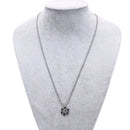 Hip-hop Choker Alloy Flower Beads Necklace Women Gothic Streetwear Jewelry Gifts