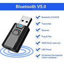 Wireless Music Audio Dongle 2 in 1 USB Bluetooth Adapter Transmitter Receiver
