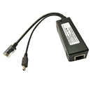 1x Power Over Ethernet 48V To 5V 2A Active POE Splitter Micro USB Adapter Cable