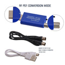 For PS1/PS2 to RF Converter Adapter Radio Frequency Output For DVD Set-Top Box