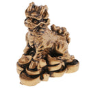 Set Of 2Pcs Bronze Chi Lin/Qi Lin Wealth Prosperity