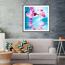 5D DIY Diamond Painting Flowers Full Drill Embroidery Cross Stitch Home Art