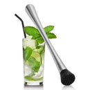 1pcs Stainless Steel Cocktail Muddler Crushed Bar Mixer DIY Barware Drink B2B2