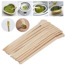10pcs Wooden Waxing Wax Wood Body Hair Removal Sticks Applicator Spatula