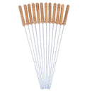 12.4-Inch Stainless Steel Grill BBQ Barbecue Kebab Skewers/Shish Kabob Sticks