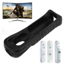 Silicone Cover Case Skin Sleeve for Nintendo Wii Remote Controller(Black)