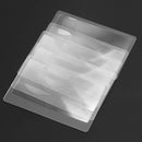 10 PCS Credit Card 3 X Magnifier Magnification Magnifying Fresnel Glass LENS