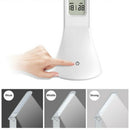 LED Desk Lamp Foldable Dimmable Touch-Type Table Lamp with Calendar Tempera