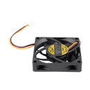 70x70mm 12V 3-Pin PC Computer Case CPU DC Brushless Cooler Cooling Fan BlackT1W8